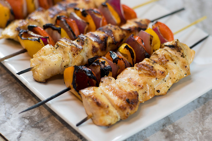 grilled chicken kababs