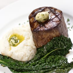 Pair your filet mignon with garlic mashed potatoes made with our butter.