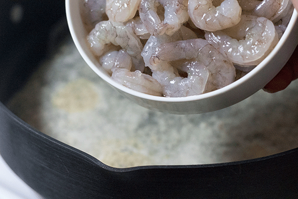 frozen shrimp