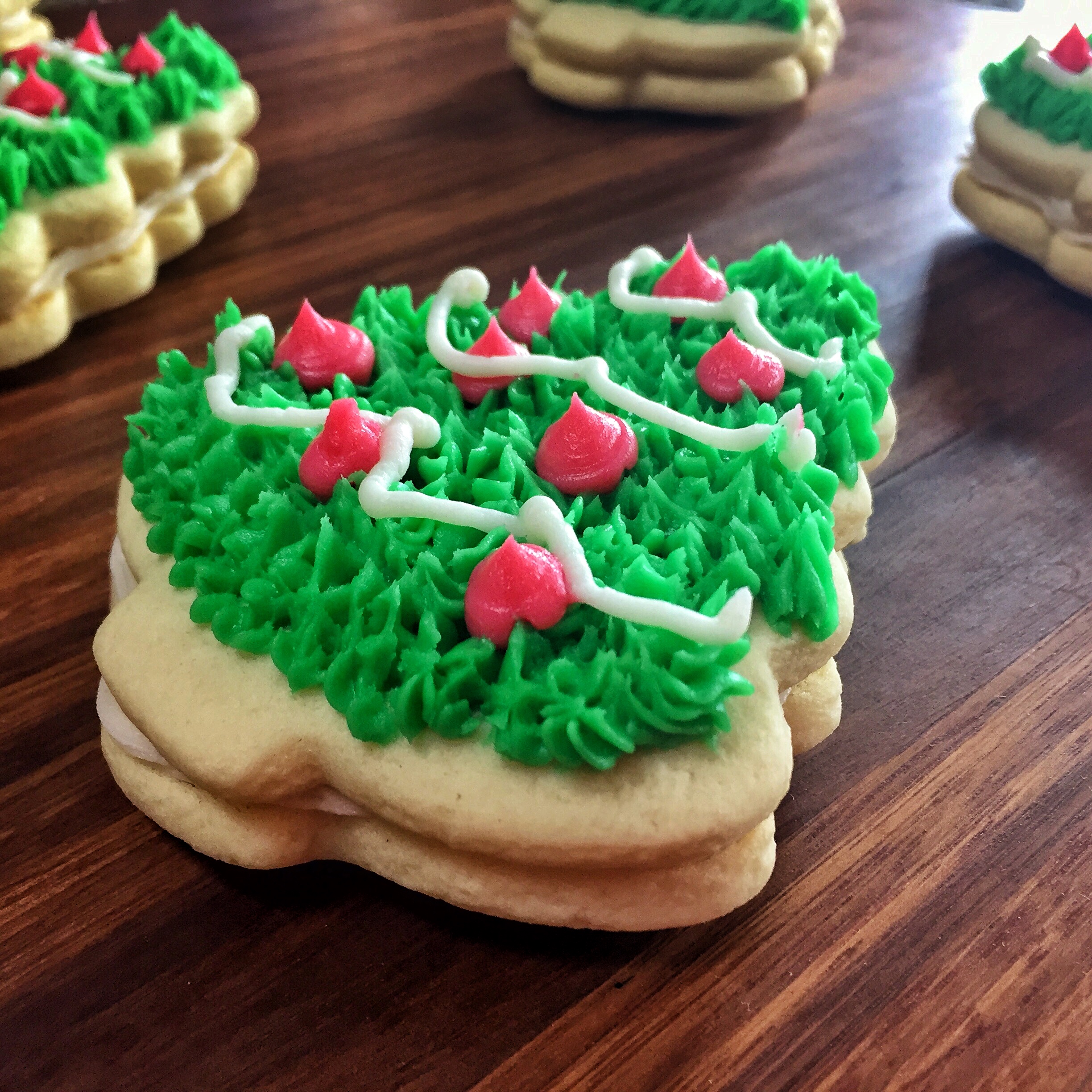 Sugar cookies with real buttercream frosting are sure to get you in the holiday spirit.