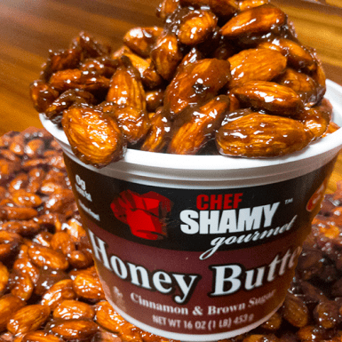 Have a taste of the holidays with some slow cooker candied cinnamon almonds.
