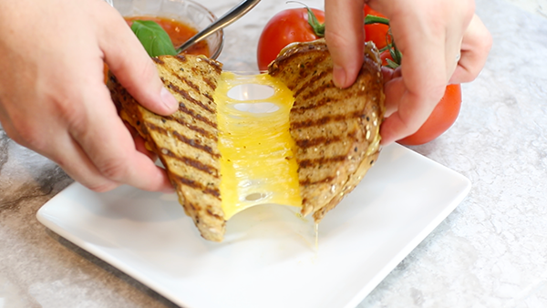 Garlic Butter Grilled Cheese Sandwich – Chef Shamy