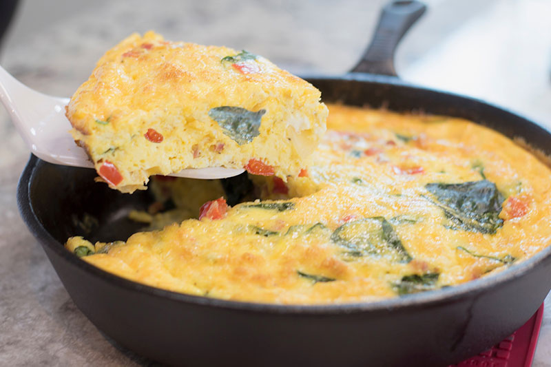 Frittatas have so many possible flavors.