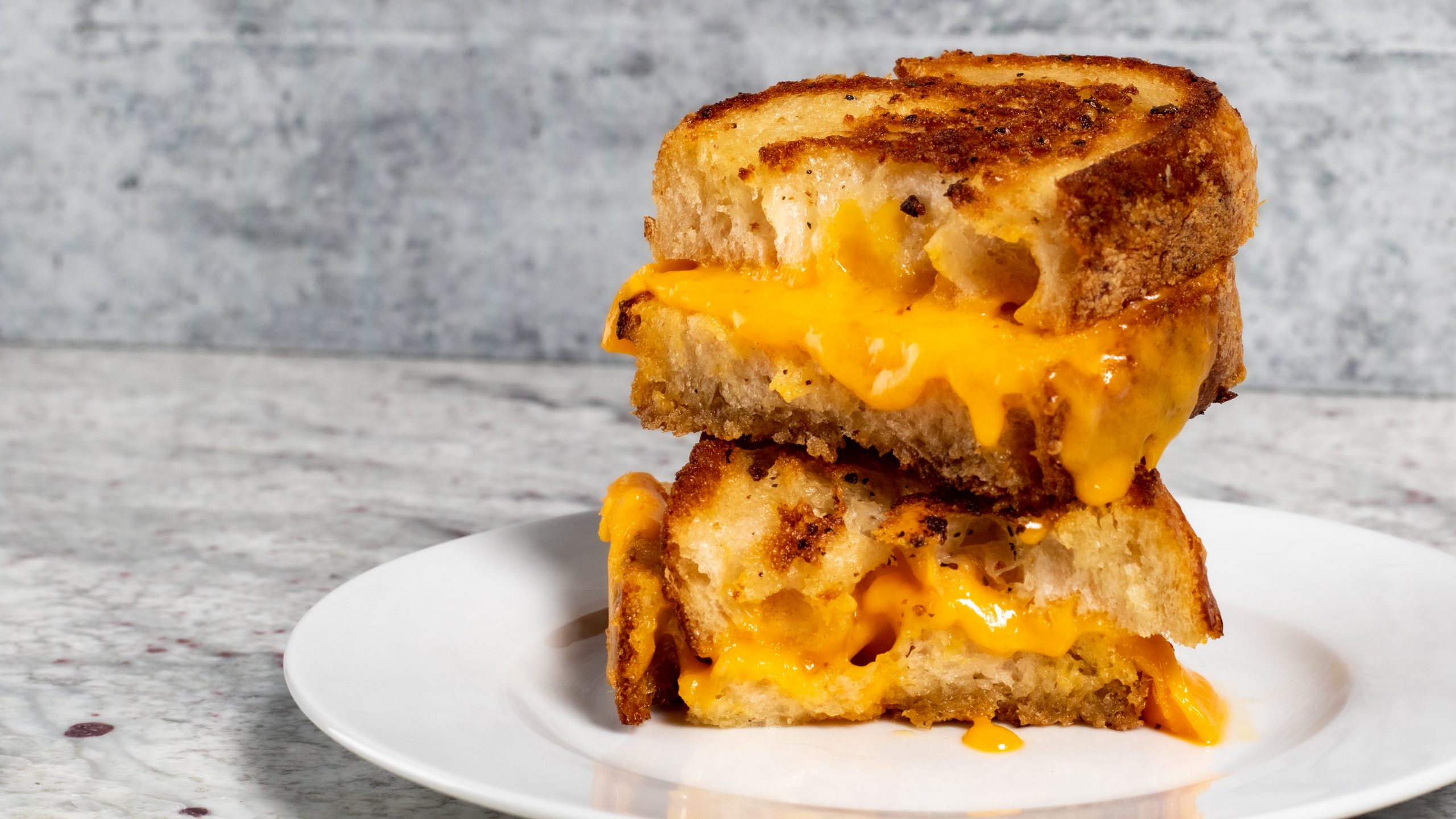 Garlic Butter Grilled Cheese Sandwich – Chef Shamy