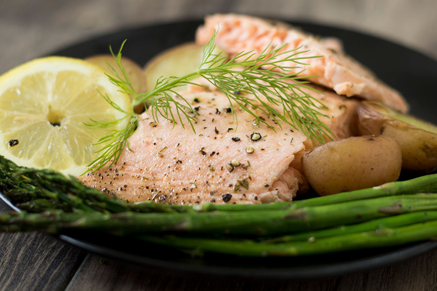 Create a quick, easy dinner tonight by topping your salmon with lemon dill saute butter.