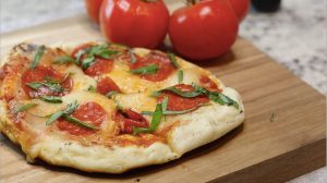 Grilled Pizza with Garlic Butter Recipe
