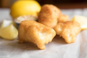 Halibut Fish and Chips - Beer Battered Fish Recipe