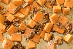 Cinnamon Pecan Roasted Butternut Squash