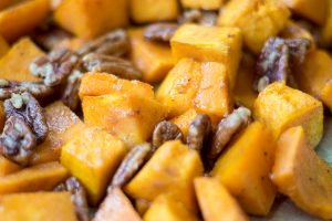 Cinnamon Pecan Roasted Butternut Squash