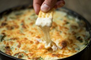 Garlic Herb Spinach Cheese Dip