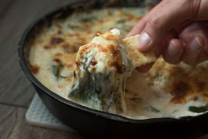 Garlic Herb Spinach Cheese Dip