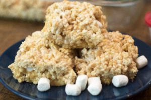 Caramel Cinnamon Rice Krispie Treat