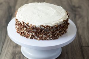 Carrot Cake with Cinnamon Cream Cheese Frosting