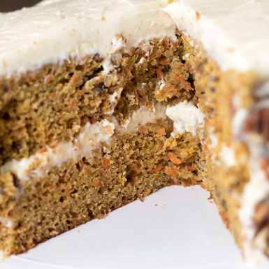 Carrot Cake with Cinnamon Cream Cheese Frosting