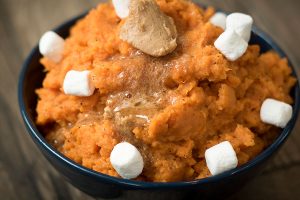 Cinnamon Mashed Sweet Potatoes