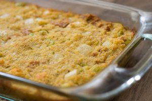 French Onion Cornbread Stuffing