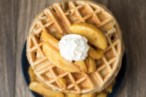 Cinnamon Apple Waffles