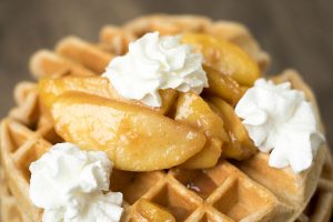 Cinnamon Apple Waffles