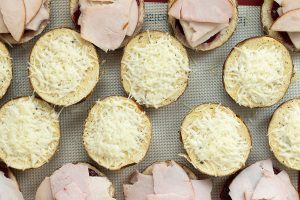 French Onion Asiago Turkey Cranberry Sliders