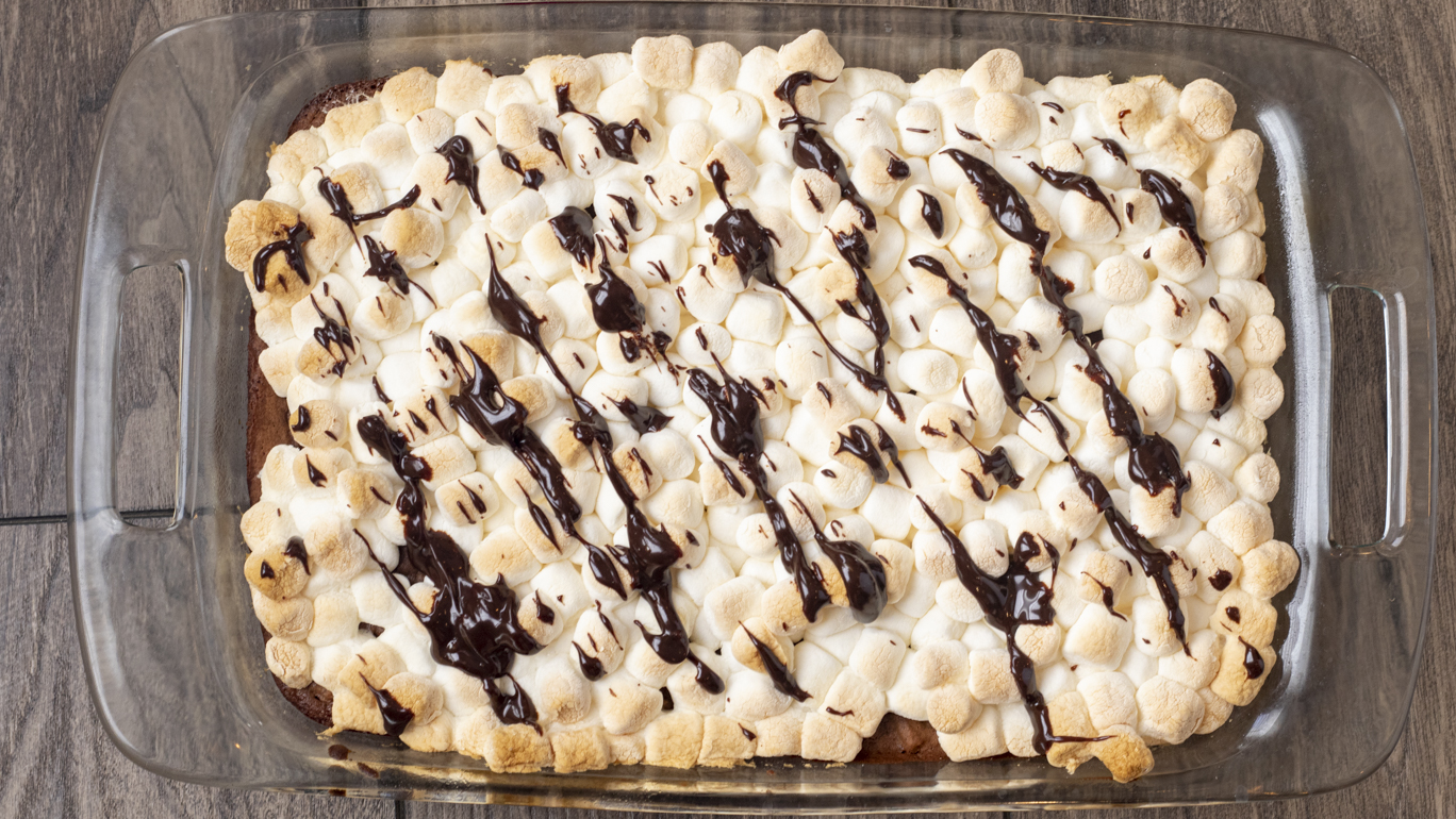 Vanilla Bean Marshmallow Brownies