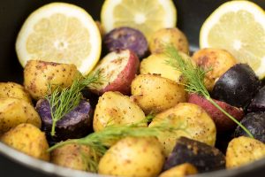 Lemon Dill Skillet Potatoes