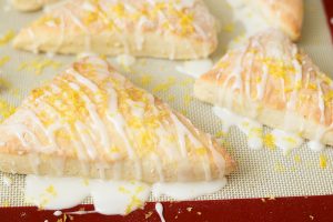 Vanilla Bean Lemon Scones