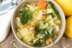 Lemon Dill Chicken Orzo Soup