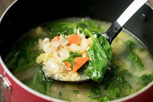 Lemon Dill Chicken Orzo Soup