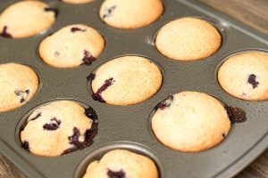 Vanilla Bean Blueberry Muffins