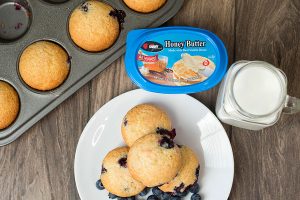 Vanilla Bean Blueberry Muffins