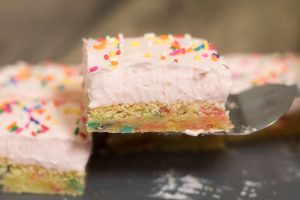 Strawberry Unicorn Sugar Cookie Bars