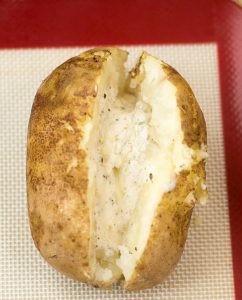 Garlic Broccoli and Cheese Baked Potatoes