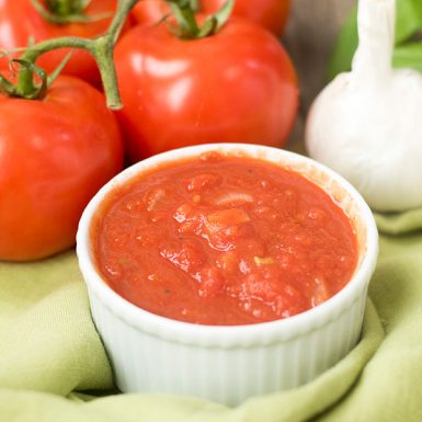 Homemade Garlic Marinara Sauce