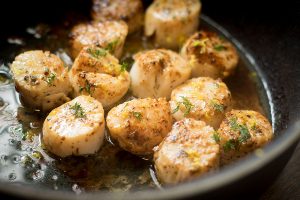 Lemon Dill Pan Seared Scallop