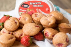 Mini Strawberry Muffins