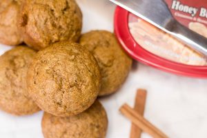 Whole Wheat Cinnamon Banana Muffins