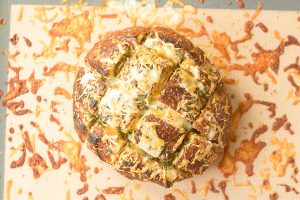 Cheesy Garlic Herb Pull Apart AKA Crack Bread