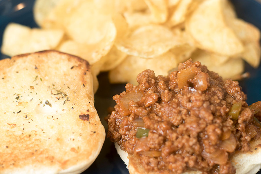 Homemade Garlic Sloppy Joes