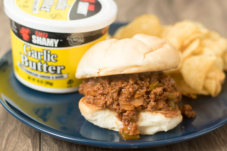 Chef Shamy’s home-made Sloppy joe recipe is a great way to try our compound butter in a recipe.