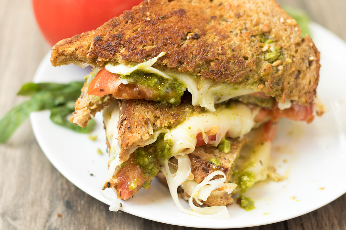 Caprese Grilled Cheese