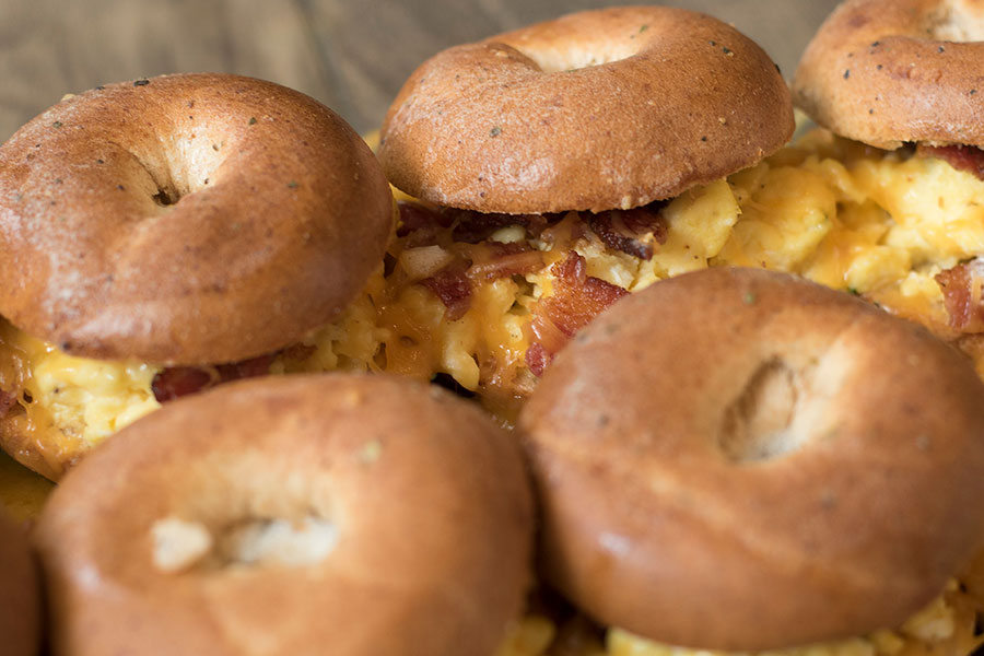 Bacon Egg and Cheese Breakfast Sliders