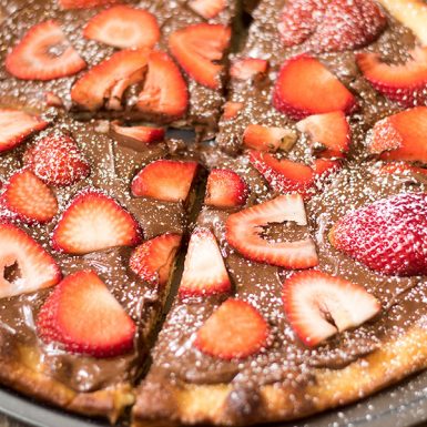 Dessert pizzas are a sweet take on the savory classic meal.