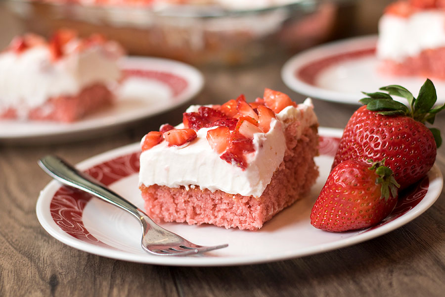 Give your sweet tooth a fresh twist with this Strawberries and Cream Cake.