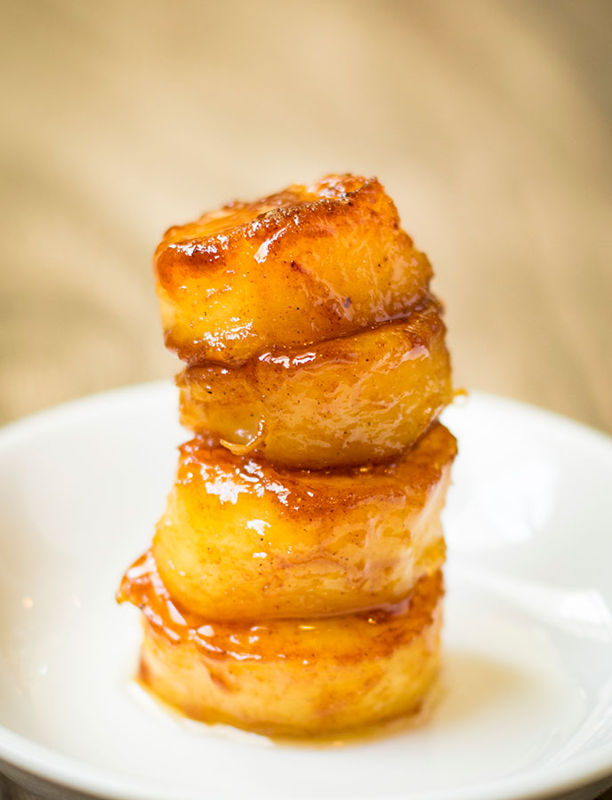 Cinnamon Caramelized Bananas