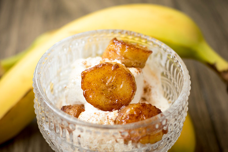 Cinnamon Caramelized Bananas