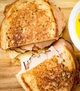 Garlic Ham and Swiss Melt - Chef Shamy