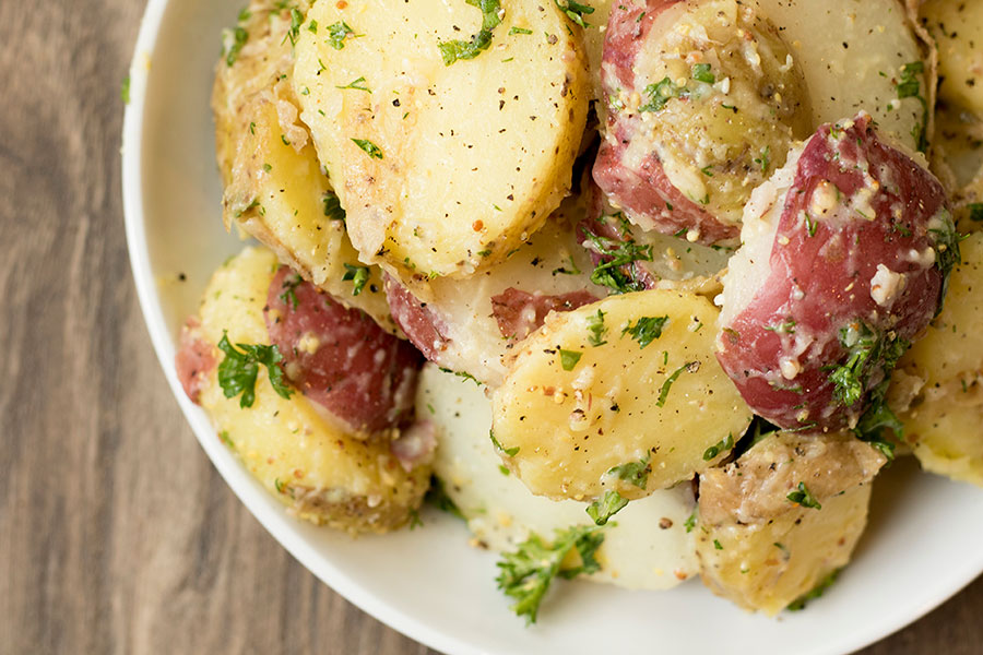 French Onion Potato Salad