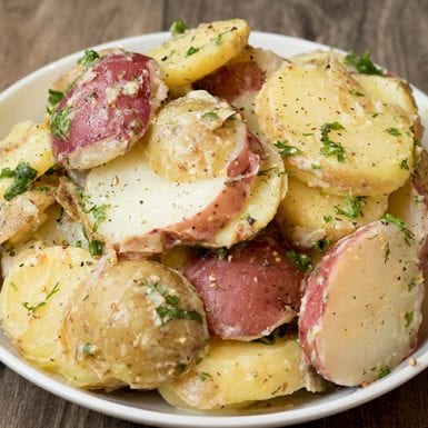 French Onion Potato Salad