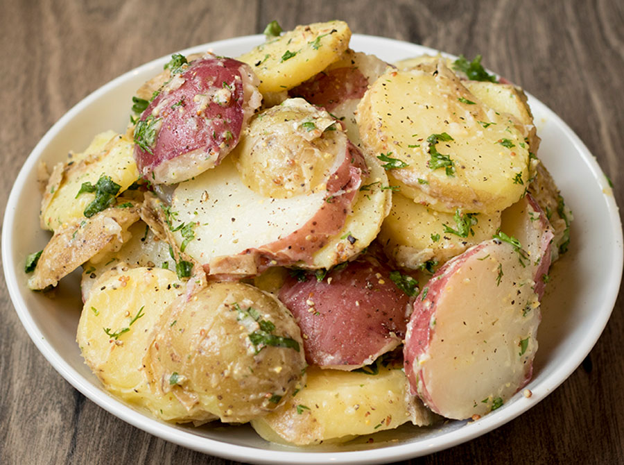 French Onion Potato Salad