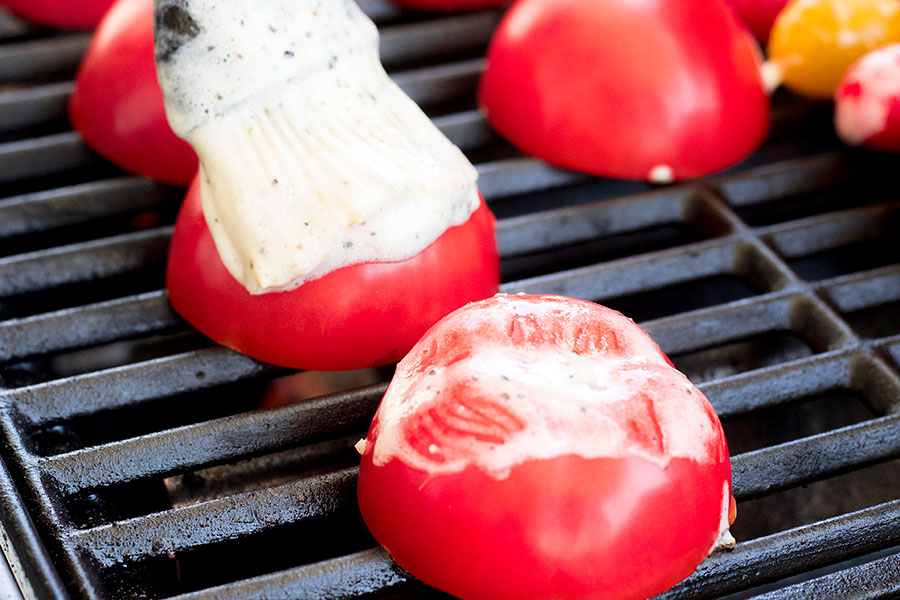 Garlic Grilled Tomatoes